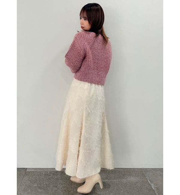 dazzlin「ブレンドカラークロップドニットトップス」|ニット・セーター|