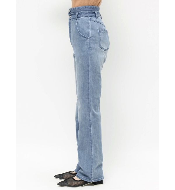 dazzlin「スリムストレートデニムパンツ」|デニム|