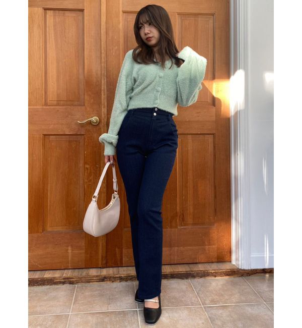 dazzlin「スリムストレートデニムパンツ」|デニム|