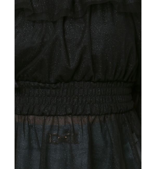 dazzlin「チュールリボンペプラム2wayトップス」|シャツ・ブラウス|