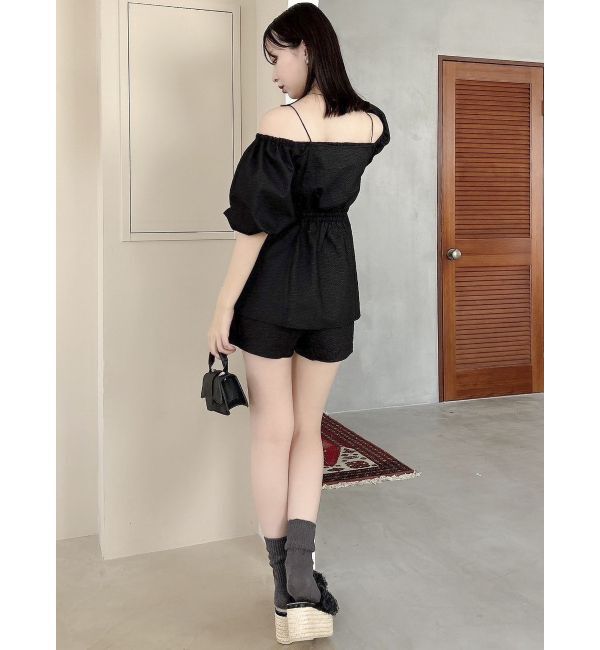 dazzlin「【SETUP】コンパクトジャカードショートパンツ※セットアップ対応」|その他|