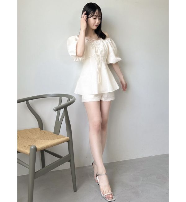 dazzlin「【SETUP】コンパクトジャカードショートパンツ※セットアップ対応」|その他|