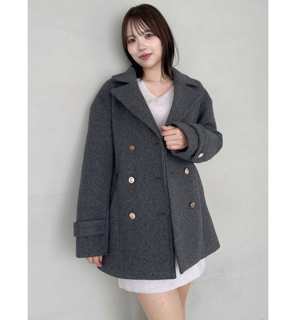 dazzlin「オーバーマルチボタンPコート」|ピーコート|
