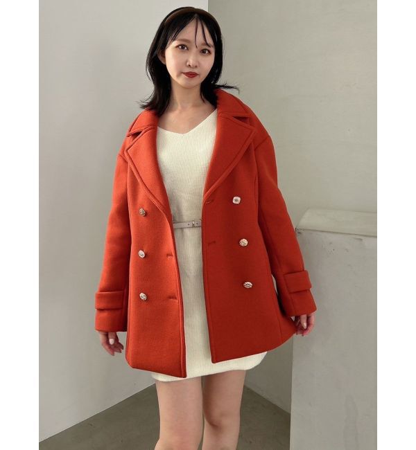 dazzlin「オーバーマルチボタンPコート」|ピーコート|