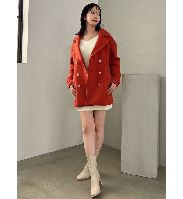 dazzlin「オーバーマルチボタンPコート」|ピーコート|