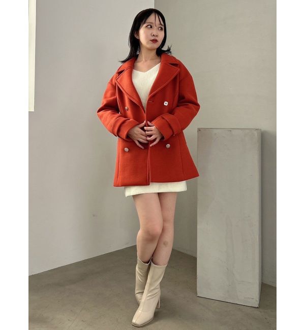 dazzlin「オーバーマルチボタンPコート」|ピーコート|