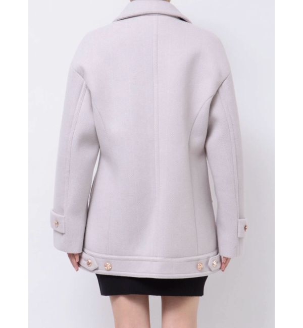 dazzlin「オーバーマルチボタンPコート」|ピーコート|