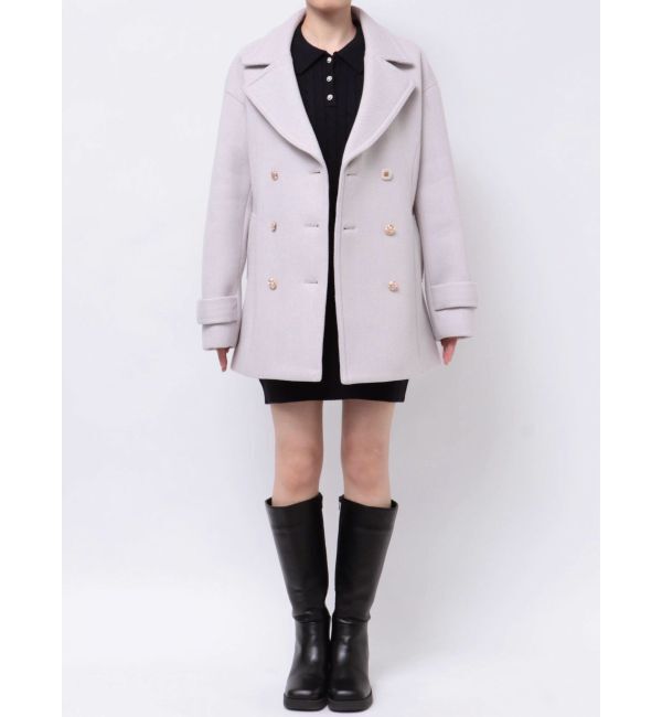 dazzlin「オーバーマルチボタンPコート」|ピーコート|