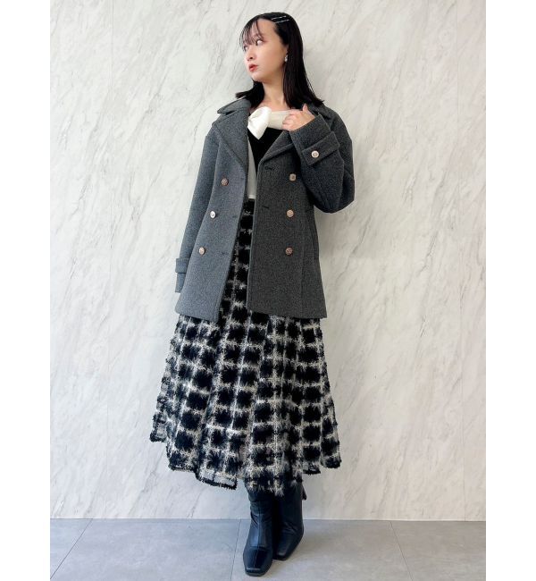 dazzlin「オーバーマルチボタンPコート」|ピーコート|