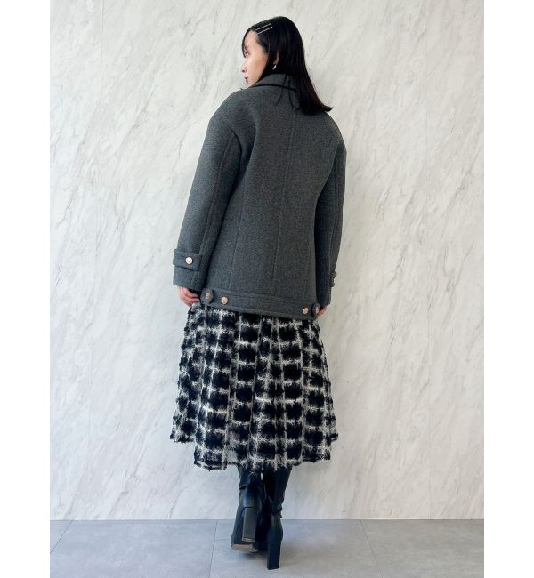 dazzlin「オーバーマルチボタンPコート」|ピーコート|