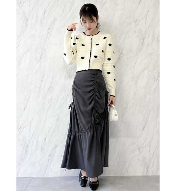 dazzlin「ギャザーリボンストリングマーメイド」|スカート|