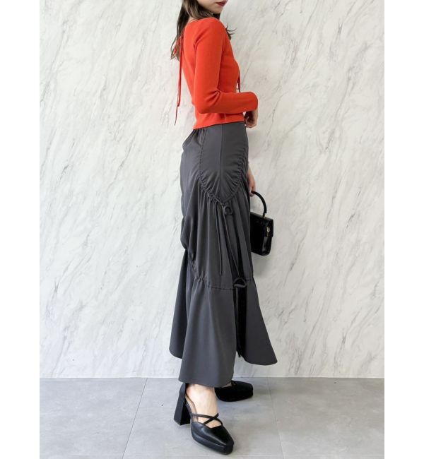 dazzlin「ギャザーリボンストリングマーメイド」|スカート|