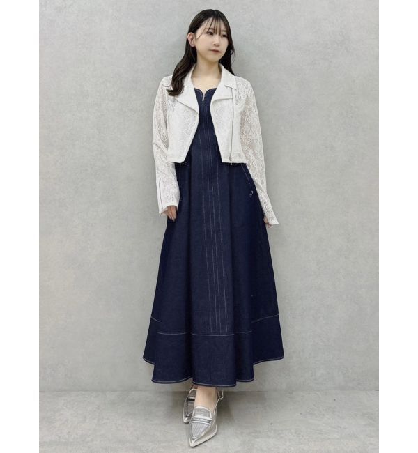 dazzlin「ショートライダースジャケット」|ライダースジャケット|