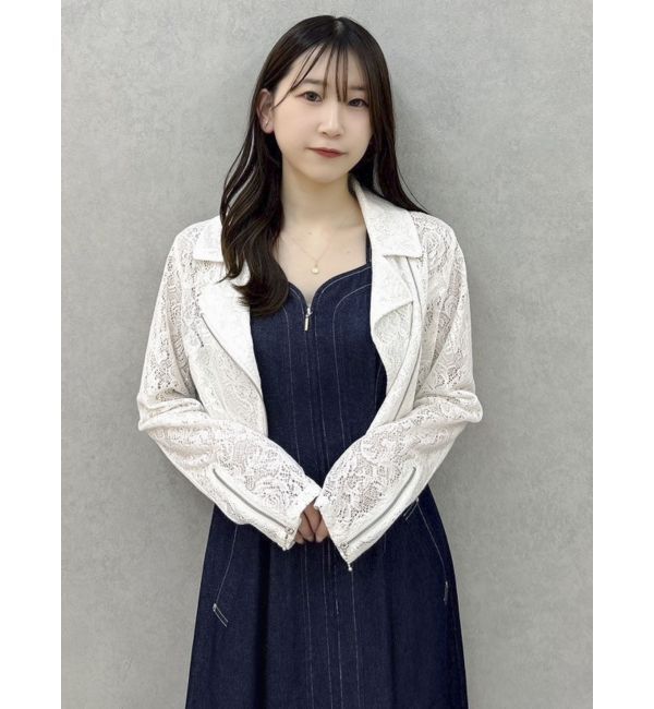 dazzlin「ショートライダースジャケット」|ライダースジャケット|