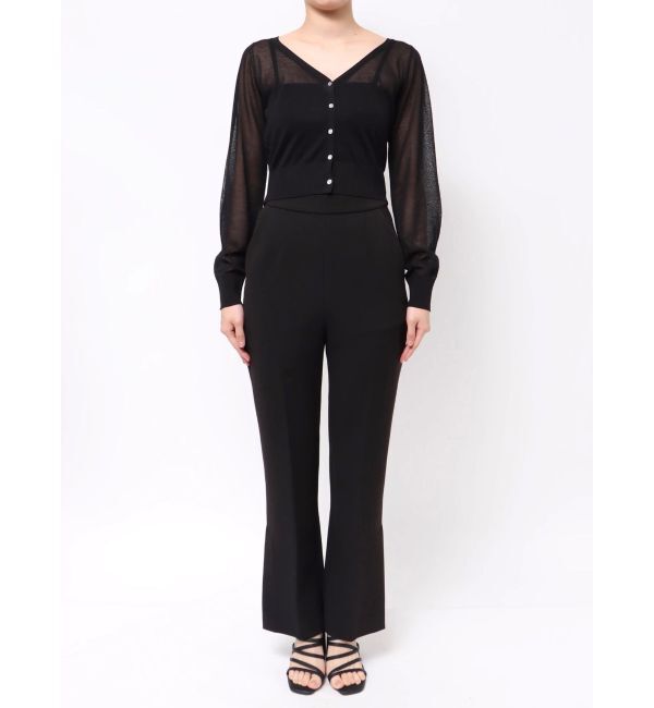 dazzlin「ラメシアーシンプルニットカーディガン」|カーディガン|