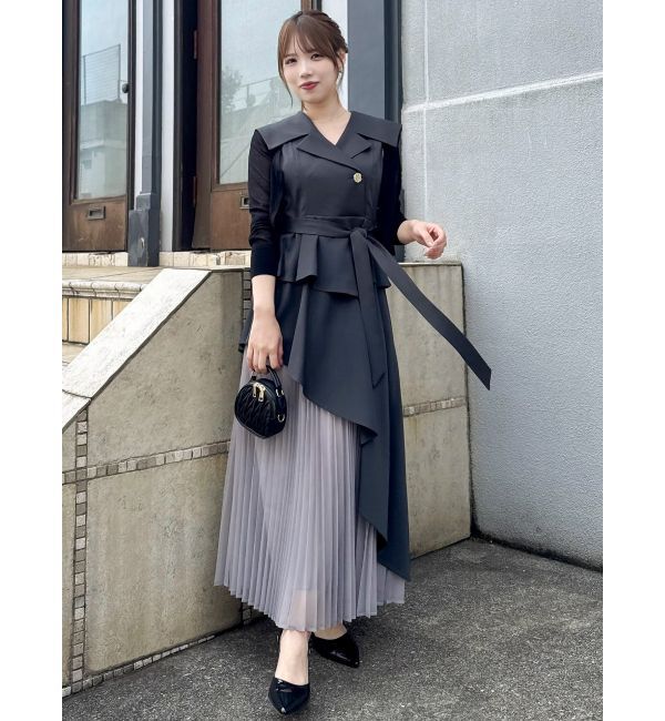 dazzlin「ラメシアーシンプルニットカーディガン」|カーディガン|