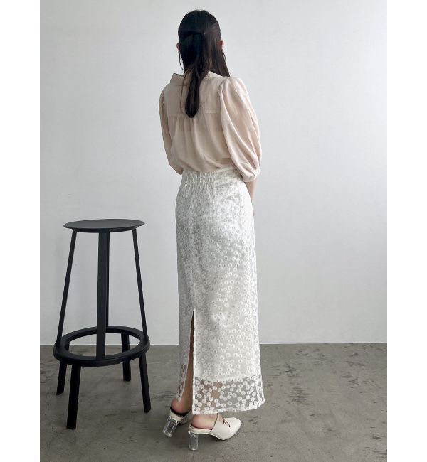 dazzlin「【藤井サチコラボ】コットンライクシアーシャツ」|シャツ・ブラウス|