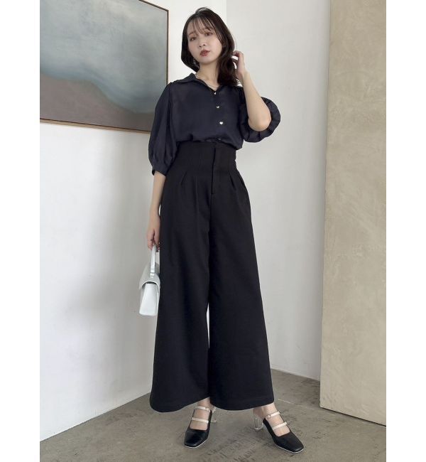 dazzlin「【藤井サチコラボ】コットンライクシアーシャツ」|シャツ・ブラウス|