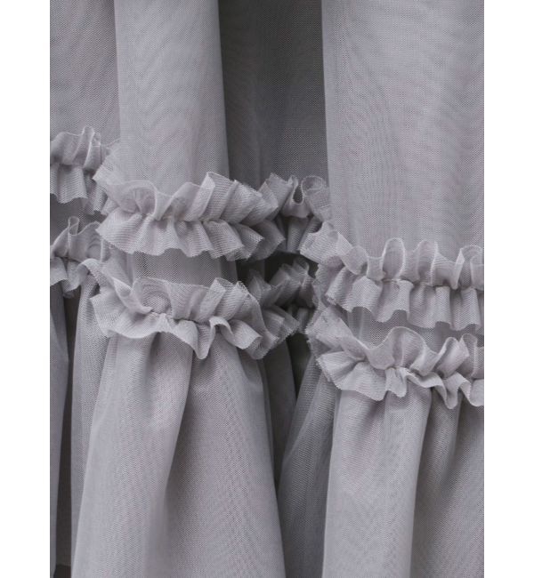 dazzlin「【WEB限定】チュールフリルティアードスカート」|スカート|