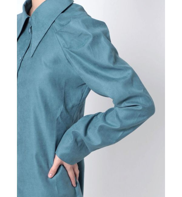 EMODA「ビッグカラーシャツワンピース」|ワンピース|