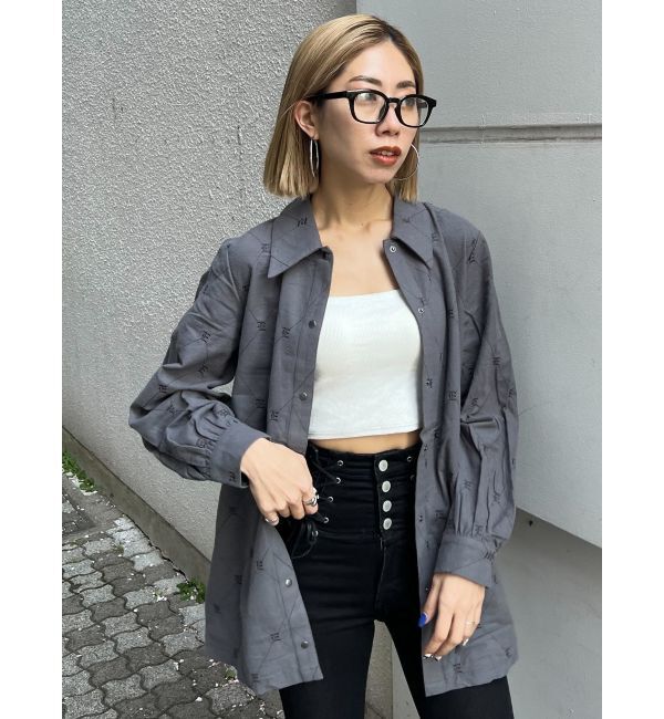 EMODA「2WAYベルトシャツワンピース」|ワンピース|グレー