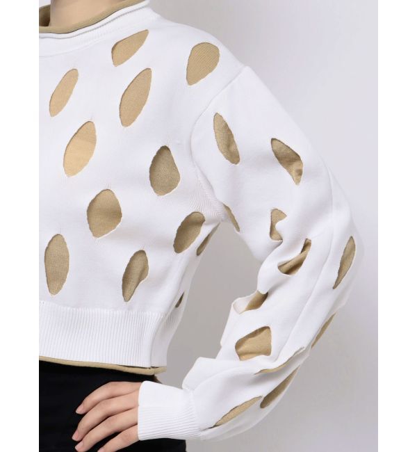 EMODA「ホールレイヤードニット」|ニット・セーター|