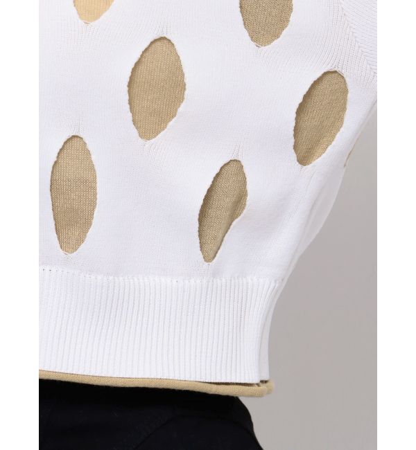 EMODA「ホールレイヤードニット」|ニット・セーター|