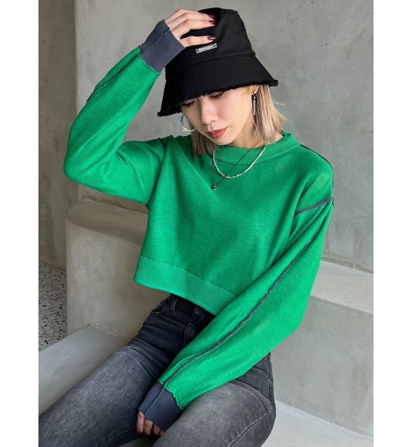 EMODA「ホールレイヤードニット」|ニット・セーター|