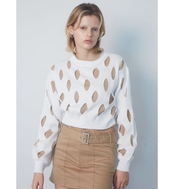 EMODA「ホールレイヤードニット」|ニット・セーター|