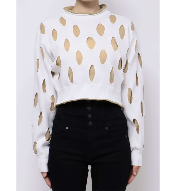 EMODA「ホールレイヤードニット」|ニット・セーター|