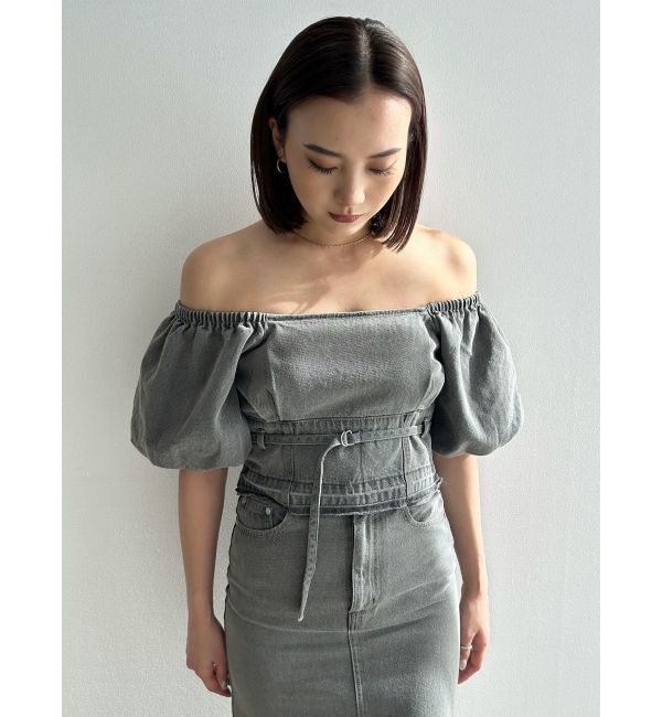 EMODA「デニムオフショルダートップ」|Tシャツ・カットソー|