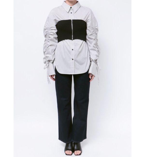 EMODA「ベアセットカーブシャツ」|シャツ・ブラウス|