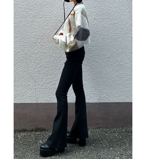 EMODA「ショートルーズジャガードニット」|ニット・セーター|