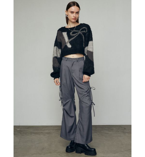 EMODA「ショートルーズジャガードニット」|ニット・セーター|