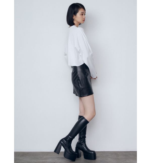 EMODA「カーブウエストミニスカート」|スカート|