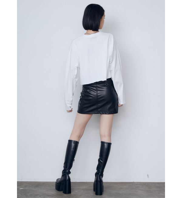 EMODA「カーブウエストミニスカート」|スカート|