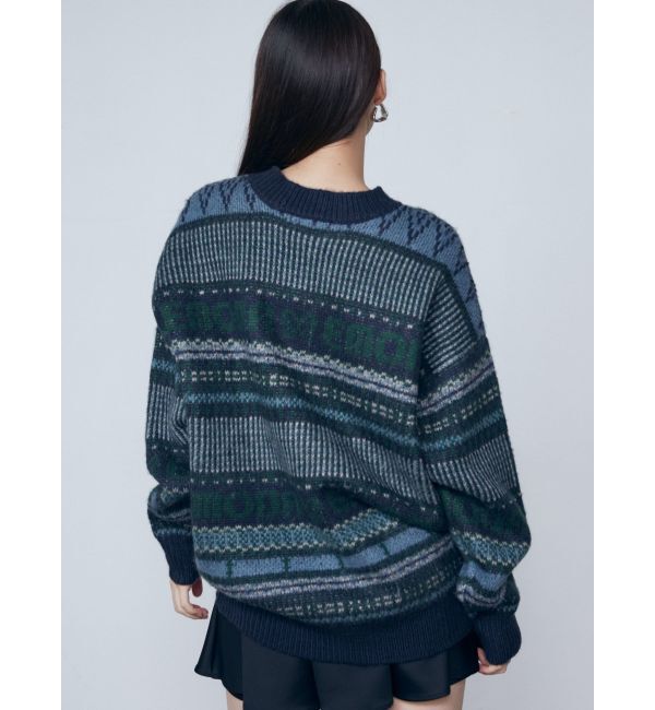 EMODA「ノルディックパターンオーバーニット」|ニット・セーター|