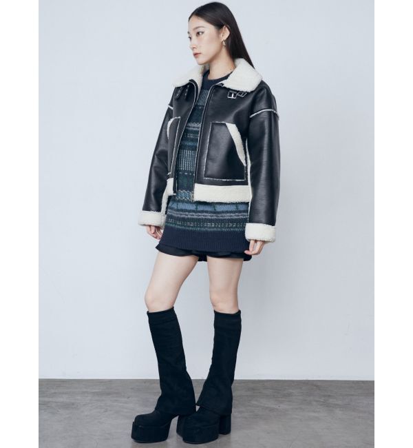 EMODA「ノルディックパターンオーバーニット」|ニット・セーター|