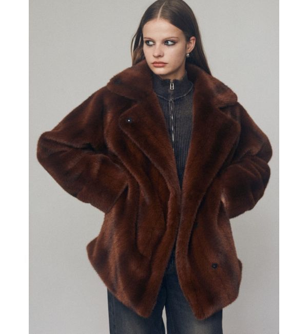 EMODA「ミディフェイクファーコート」|その他|