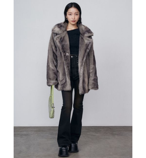 EMODA「ミディフェイクファーコート」|その他|