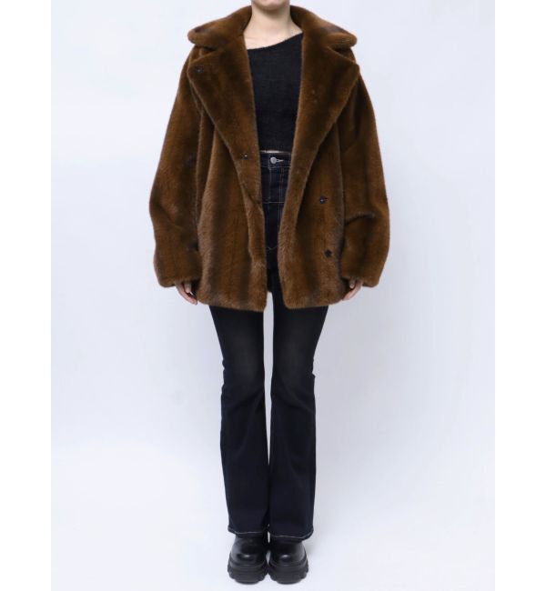 EMODA「ミディフェイクファーコート」|その他|