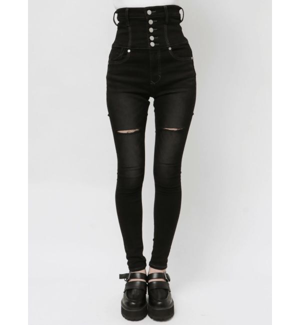 EMODA「スーパーハイウエストパギンス」|デニム|