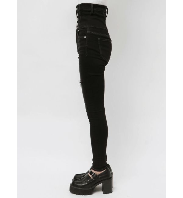 EMODA「スーパーハイウエストパギンス」|デニム|