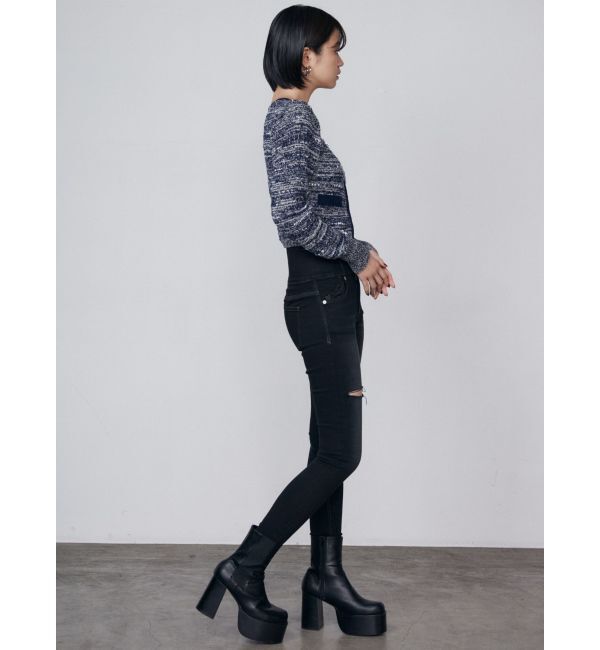 EMODA「スーパーハイウエストパギンス」|デニム|