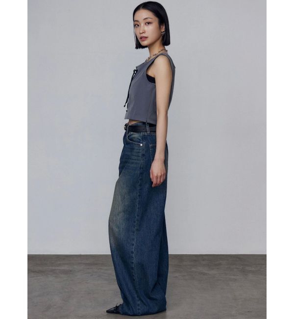 EMODA「ヴィンテージシェードルーズジーンズ」|デニム|