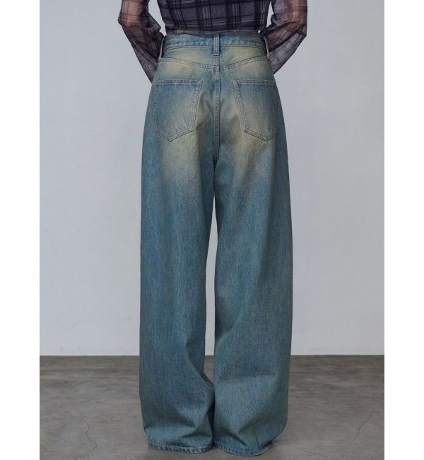 EMODA「ヴィンテージシェードルーズジーンズ」|デニム|