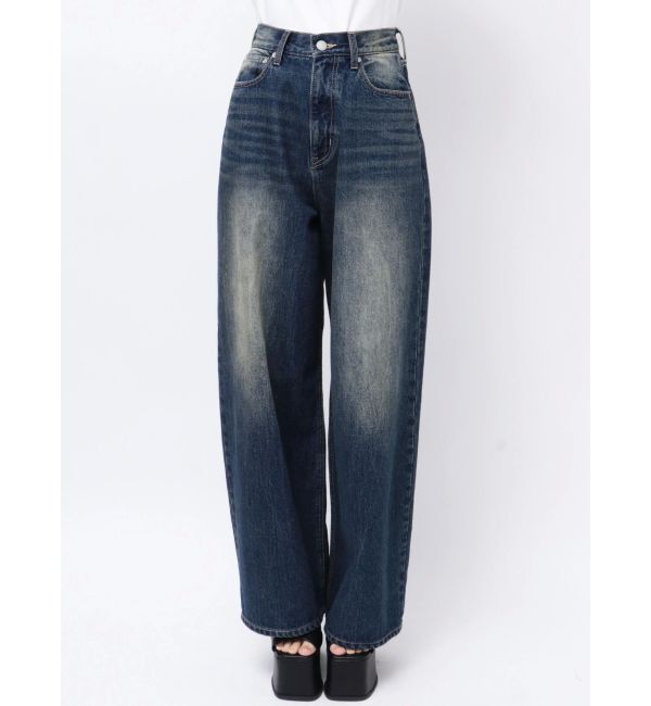 EMODA「ヴィンテージシェードルーズジーンズ」|デニム|