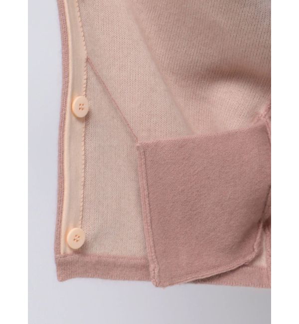 MERCURYDUO「ダブルフェイスコクーンミディニットカーディガン」|カーディガン|