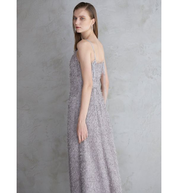 MERCURYDUO「フェザーフレアキャミワンピース」|ワンピース|