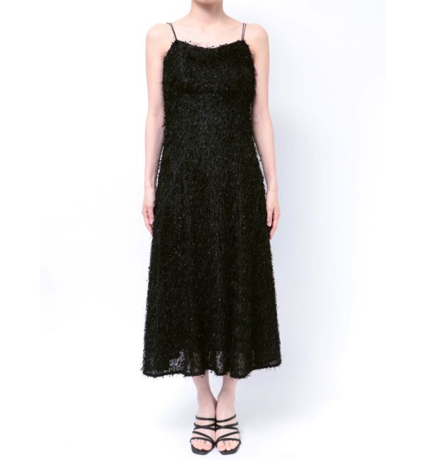 MERCURYDUO「フェザーフレアキャミワンピース」|ワンピース|